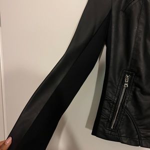 NWT GUESS faux leather jacket